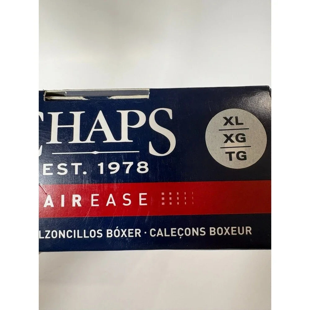 Chaps AirEase Mens XL Boxer Briefs 3 Pack Moisture Wicking Cotton Blend New